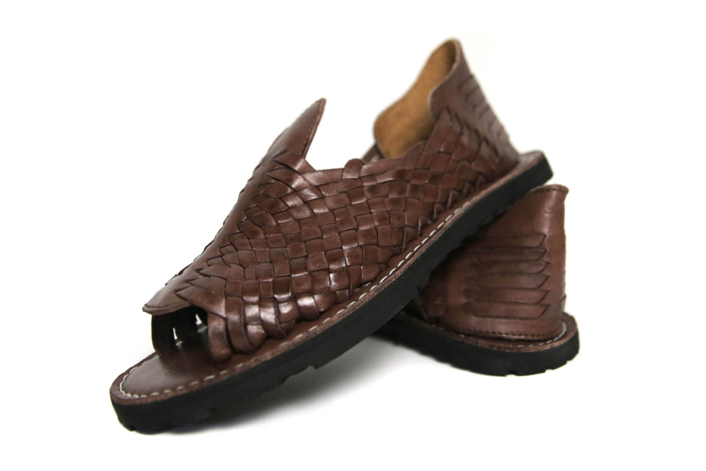 SIDREY Women's Grueso Mexican Huarache Sandals - Brown