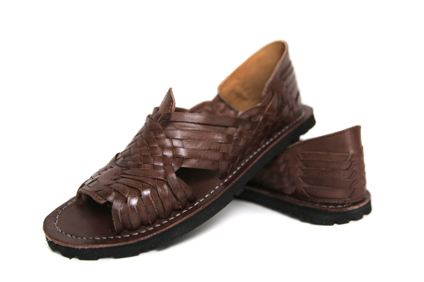 SIDREY Men's Pachuco Huarache Sandals - Brown