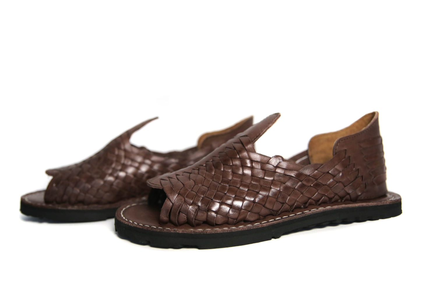 SIDREY Women's Grueso Mexican Huarache Sandals - Brown